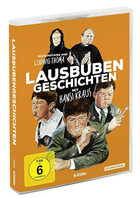Lausbubengeschichten - Jubiläumsedition [5 DVD/Neu/OVP] Hansi Kraus, Harald Juhn