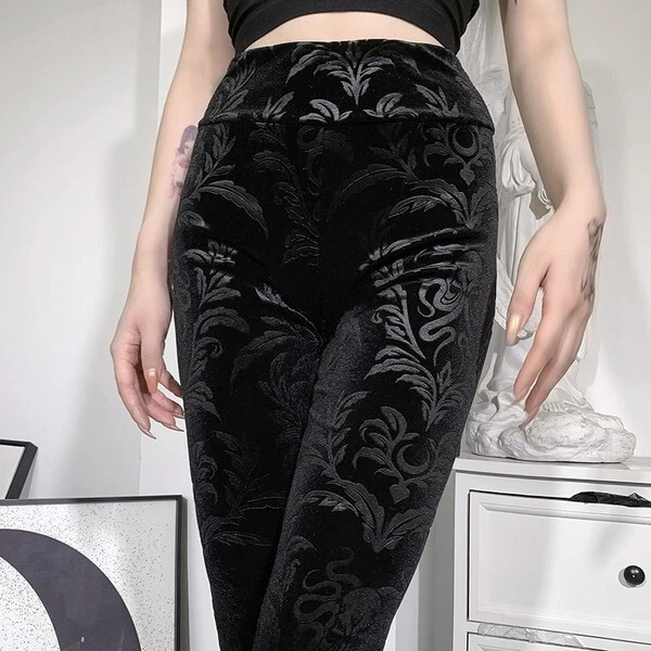 Velvet hotsell patterned leggings