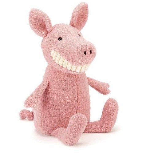 jellycat: toothy pig medium plush stuffed toys animals toddlers