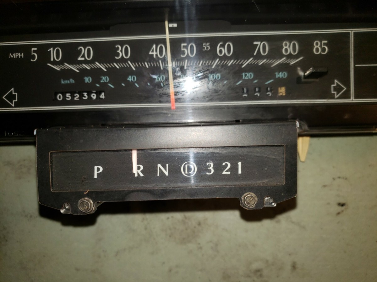 OEM 1985-88 Cadillac Deville Analog Instrument Cluster