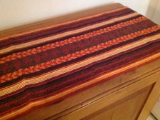 NEW Beautiful Huitrú Textile / Table-runner from CHILE