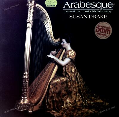 Susan Drake - Arabesque (Romantic Harp Music 19th Century)(Volume2) LP 1984 .