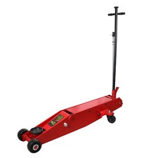 Dragway Tools 10 Ton Hydraulic Long Floor Jack With Locking T-handle Foot Pedal