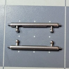2PCS 1.8mm Thick, 20mm Double Quick Release Watch Band Strap Spring Bar