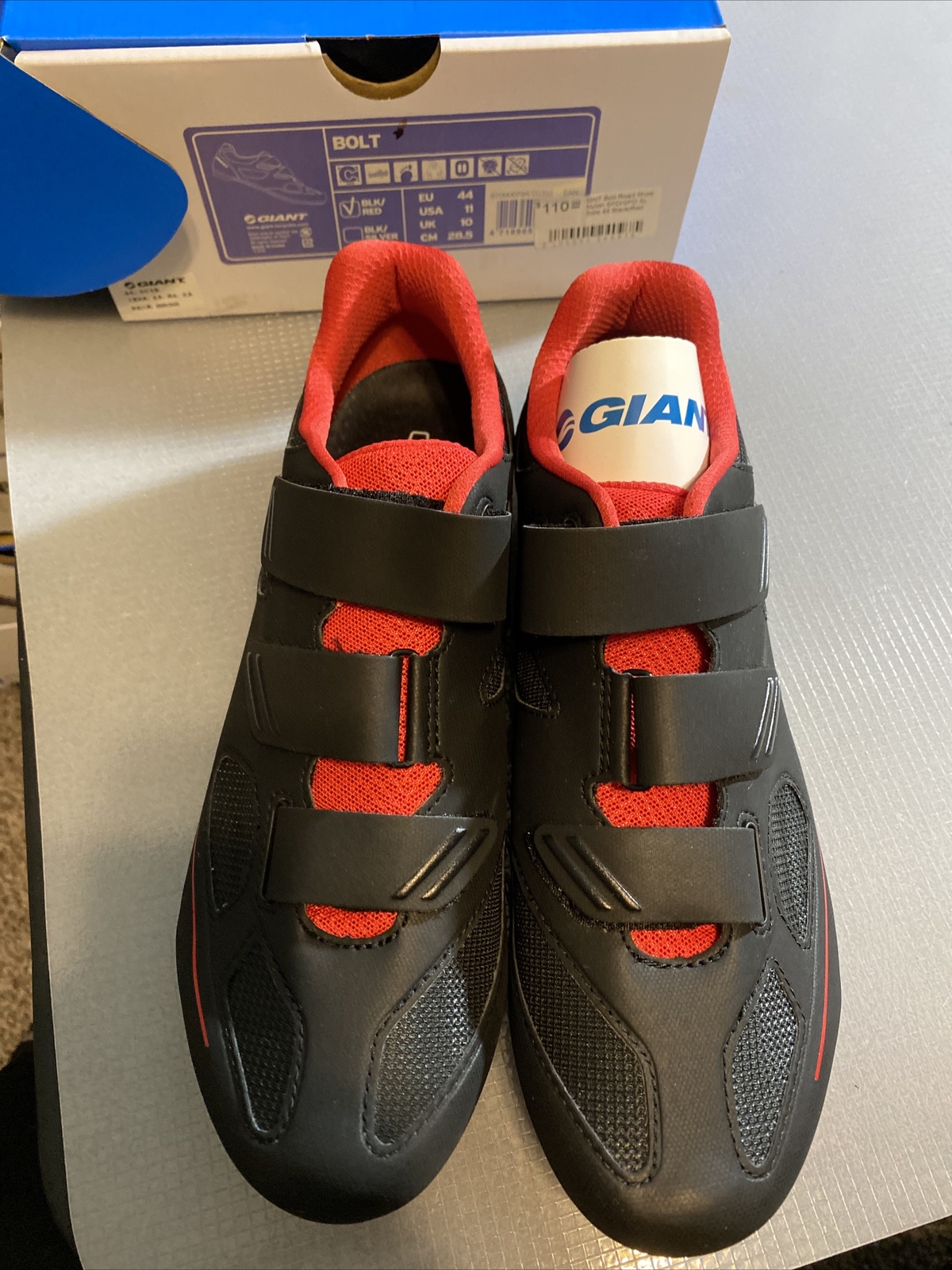 Giant bolt road cycling shoes size 44 euro 11 us (869141) eBay