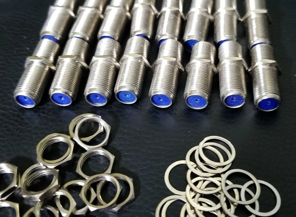 16 🆕 3 GHz F Connector Female to Female F-81 Barrel Coaxial Coupler Adapter - Image 3 of 4