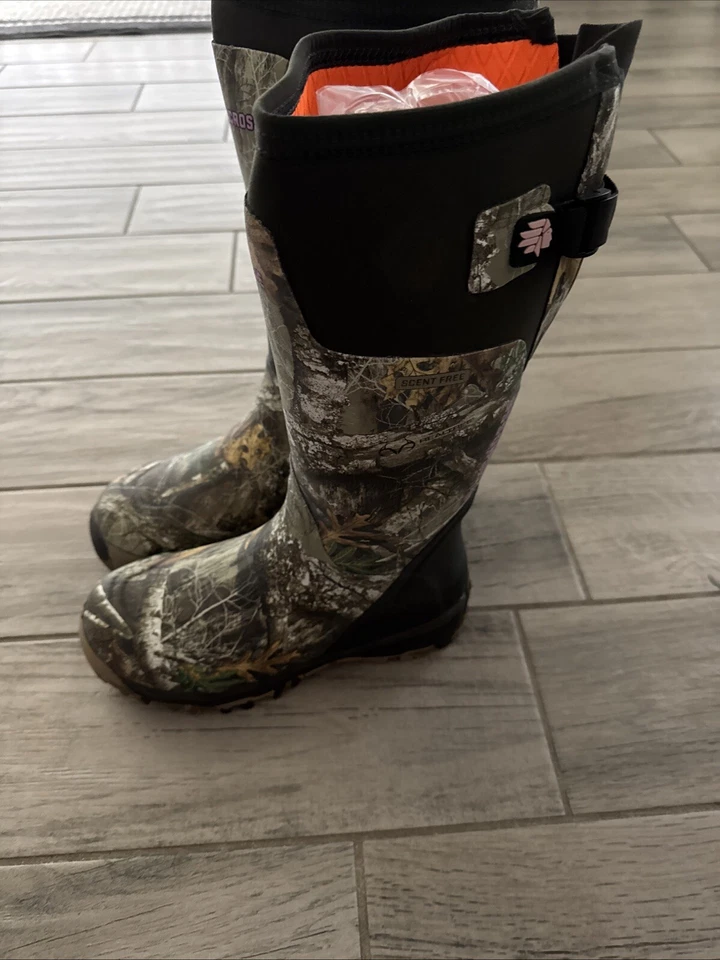 LACROSSE - Women's Alphaburly Pro 15" Realtree Edge Camo Scent Free Boots Size 9 - Image 2 of 4