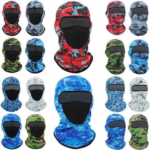 3 or 4 Motorcycle Cycling Balaclava Full Face Masks Scarf Thin Helmet Liner Caps - Imagen 7 de 25