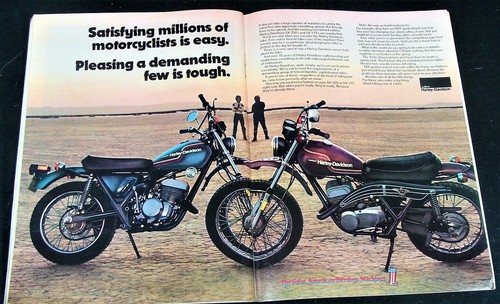 Vtg 1974 AMF Harley-Davidson SX-250 SX 