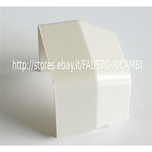 CANALINA BIANCA 80 X 60 2MT TUBI RAME CAVI CONDIZIONATORE CONDIZIONAMENTO CURVA - Imagen 9 de 16
