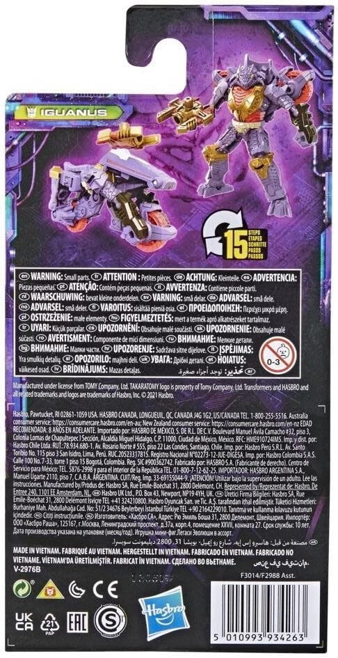 Transformers Legacy Iguanus Generations Core Class 9cm Action Figur Hasbro - Bild 4 von 4