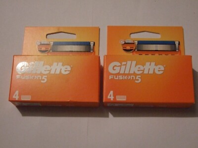GILLETTE FUSION 5 RASIERKLINGEN NACHFÜLLPACKUNGEN X8 ORIGINAL NEU RASUR ERSATZ