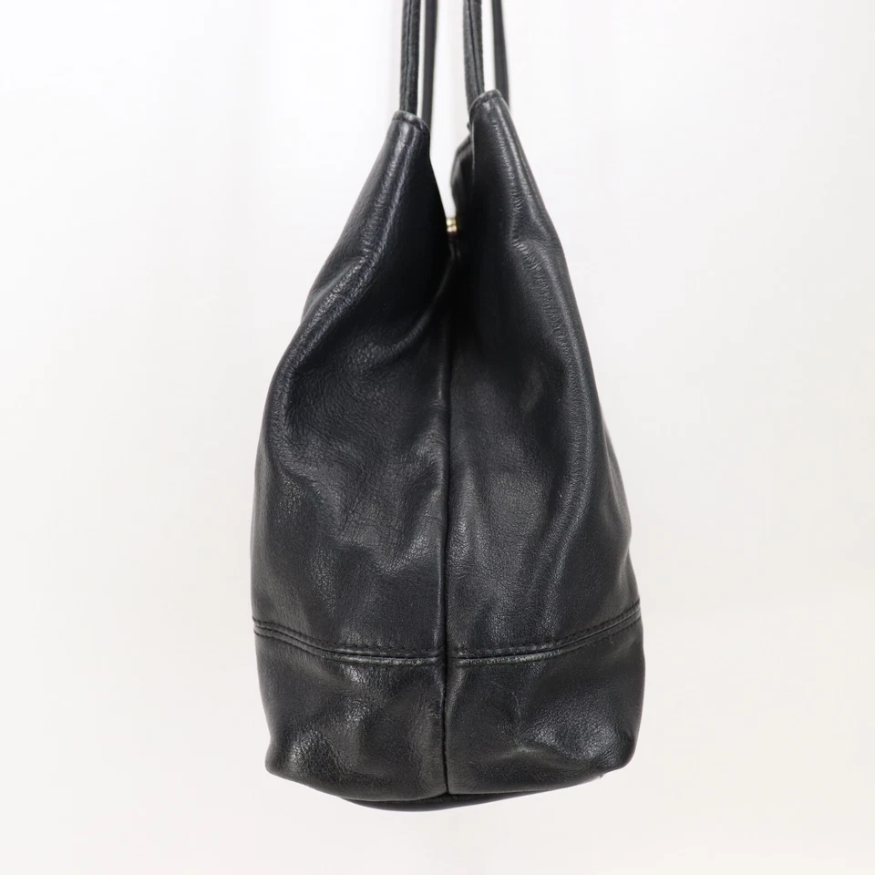 De Colección Jennifer Moore Bolso de Mano Mujeres Negro Guijarro Cuero Cartera Bolso de Hombro Foto 2 de 4