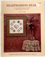 1991 Nordic Needle Heartwarming Heart Hardanger Embroidery Pattern Book 13961