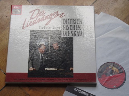 DIETRICH FISCHER DIESKAU DER LIEDSANGER THE LIEDER SINGER EMI 3 LP BOX GERMANY - Picture 2 of 2