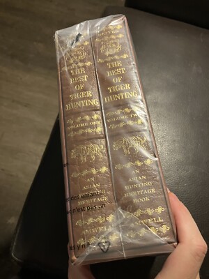 THE BEST OF TIGER HUNTING John Batten AMWELL PRESS leather SIGNED 2 Volume Set