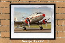 American Airlines DC-3 Flagship Detroit 11" x 14" Color Photograph A035RGJM11X14