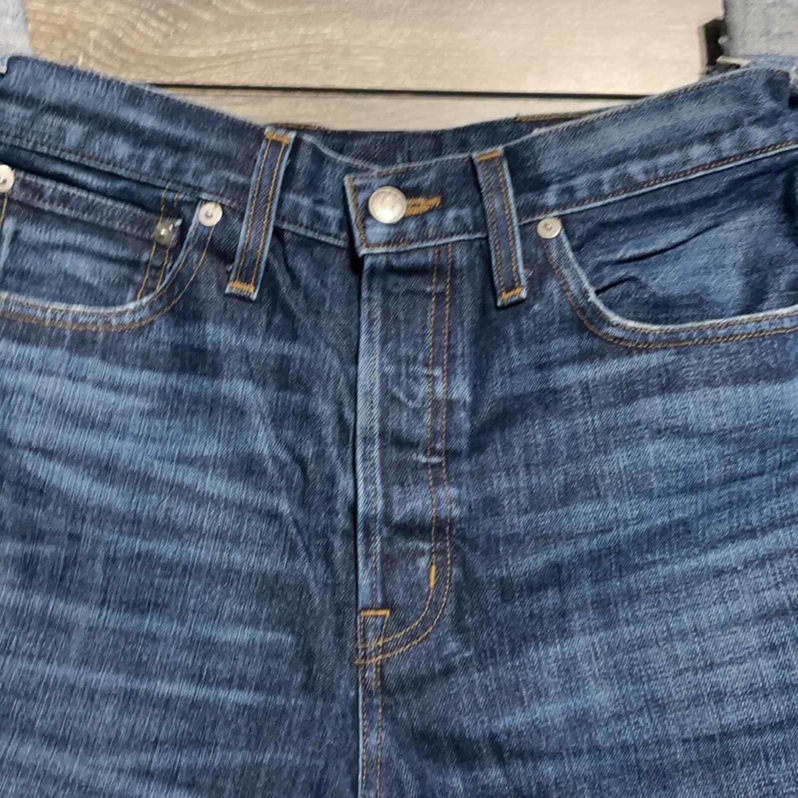 Rivet & Thread HighRise Boy Jeans Double Hem 27 Gem