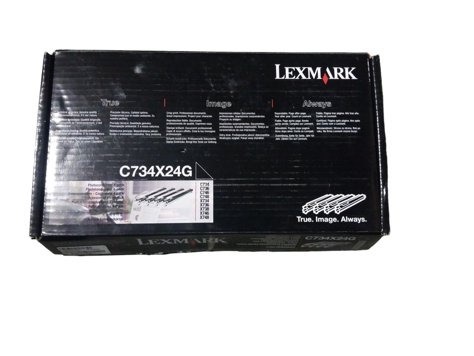 Lexmark C734X24G Photoconductors, Pack Of 4 items in original sealed