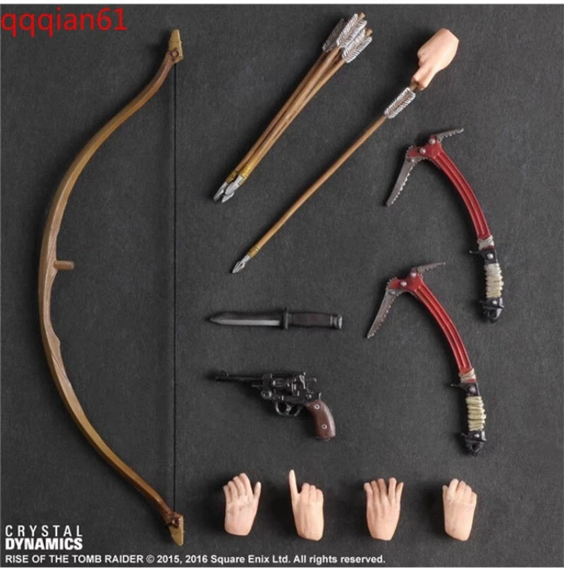 25CM Play Arts kai Tomb Raider Lara Croft Collectible Model Action Figure Toys - Image 2 of 4