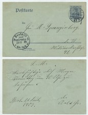 61755 - Ganzsache P 63 - Postkarte - Berlin 21.11.1903
