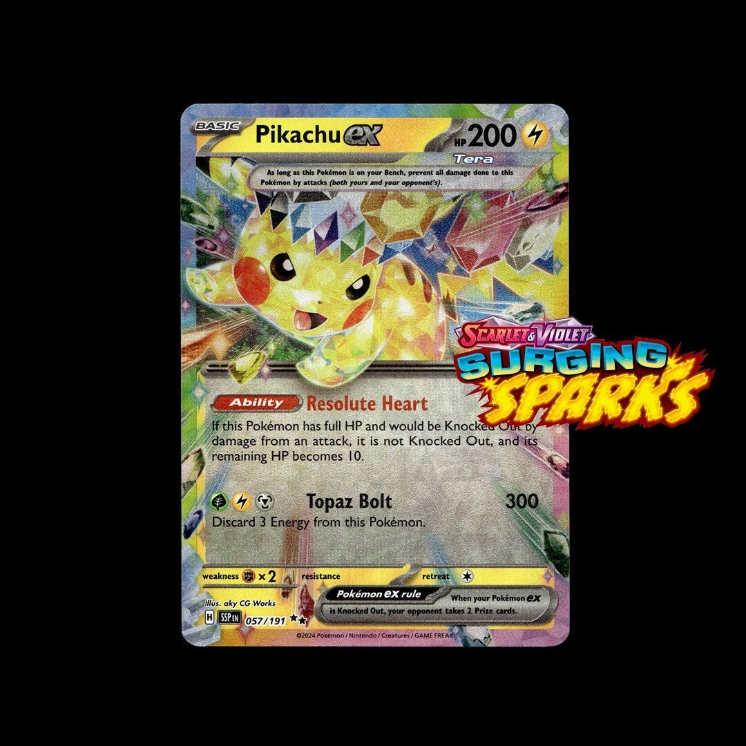 Pikachu Ex Pokémon TCG Cards for sale | eBay