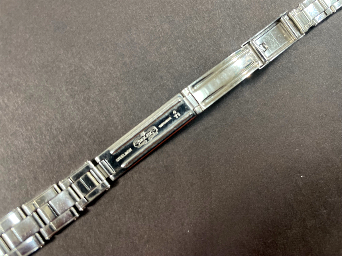 Vintage Rolex Watch Bracelet Rivet Link 7204 13mm 1971 with 66 End