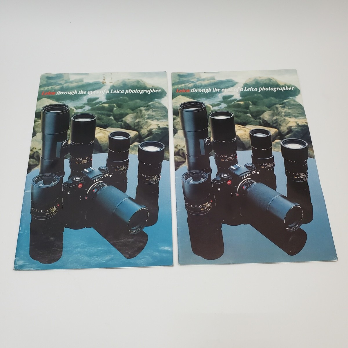 Lot of Vintage Leitz/Leica Camera Brochures Quarterly's Tour Book