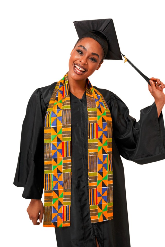 Kente African Print Graduation Stole/Sash DP4075S | eBay