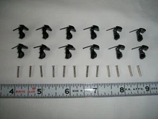Lionel 566-54 Plastic Knuckle & TC-23 Nickel Rivet FITS LATE POSTWAR CARS 24 PCS