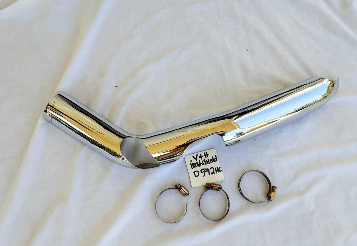 Harley 95-16Touring Vance & Hines Power Duals Header Exhaust Heat