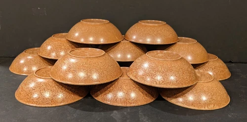 14 Vintage MCM 1.5" x 5.5" BOLTA Melamine Cereal Chili Soup Picnic Bowls