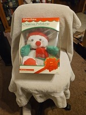 1991 Fisher-Price Christmas Puffalump White Teddy Bear Brand New in Box 8128