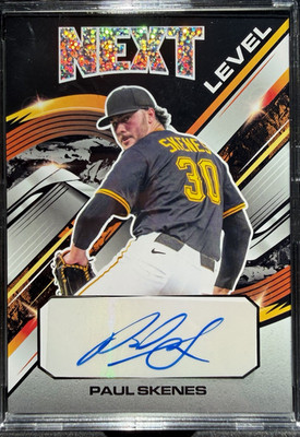 Pulse Trading Cards 2026 Stratos Baseball Paul Skenes Next Level NL-PS Auto 4/5