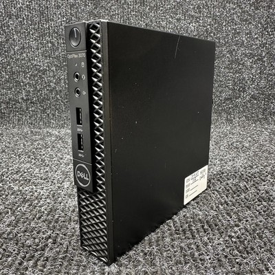 Dell Optiplex 3070 Micro PC i3-9100T 3.1GHz 4GB RAM Win COA NO SSD/OS/AC W/Caddy