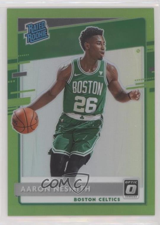2020 Donruss Optic Rated Lime Green Prizm /149 Aaron Nesmith #164 Rookie RC ni4