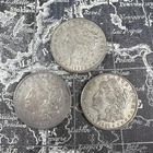 Lot of 3 1921 P,D,S Morgan Dollar - Fine to Very Fine - MD104