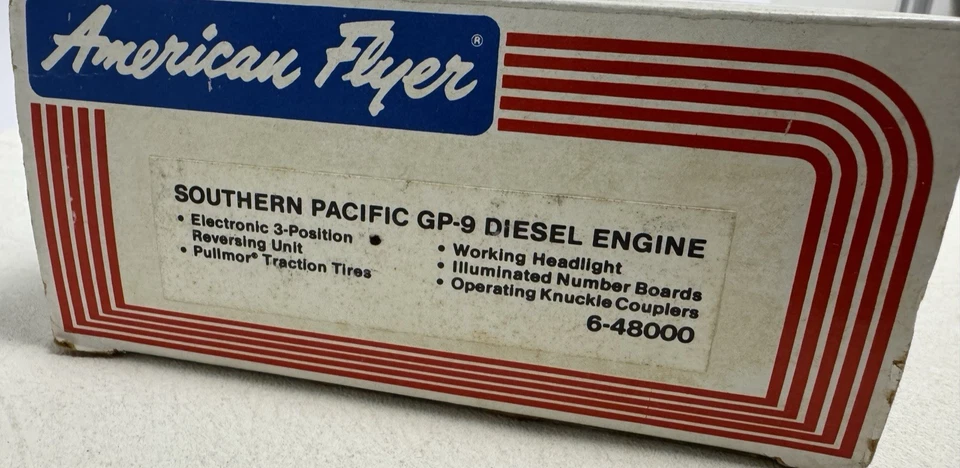 American Flyer S Gauge #8000 Southern Pacific GP-9 Diesel Locomotive 6-48000 NEW - Image 3 of 4