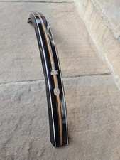 Oldtimer Fahrrad Schutzblech vorne schwarz neuwertig gold weiß liniert Adler top