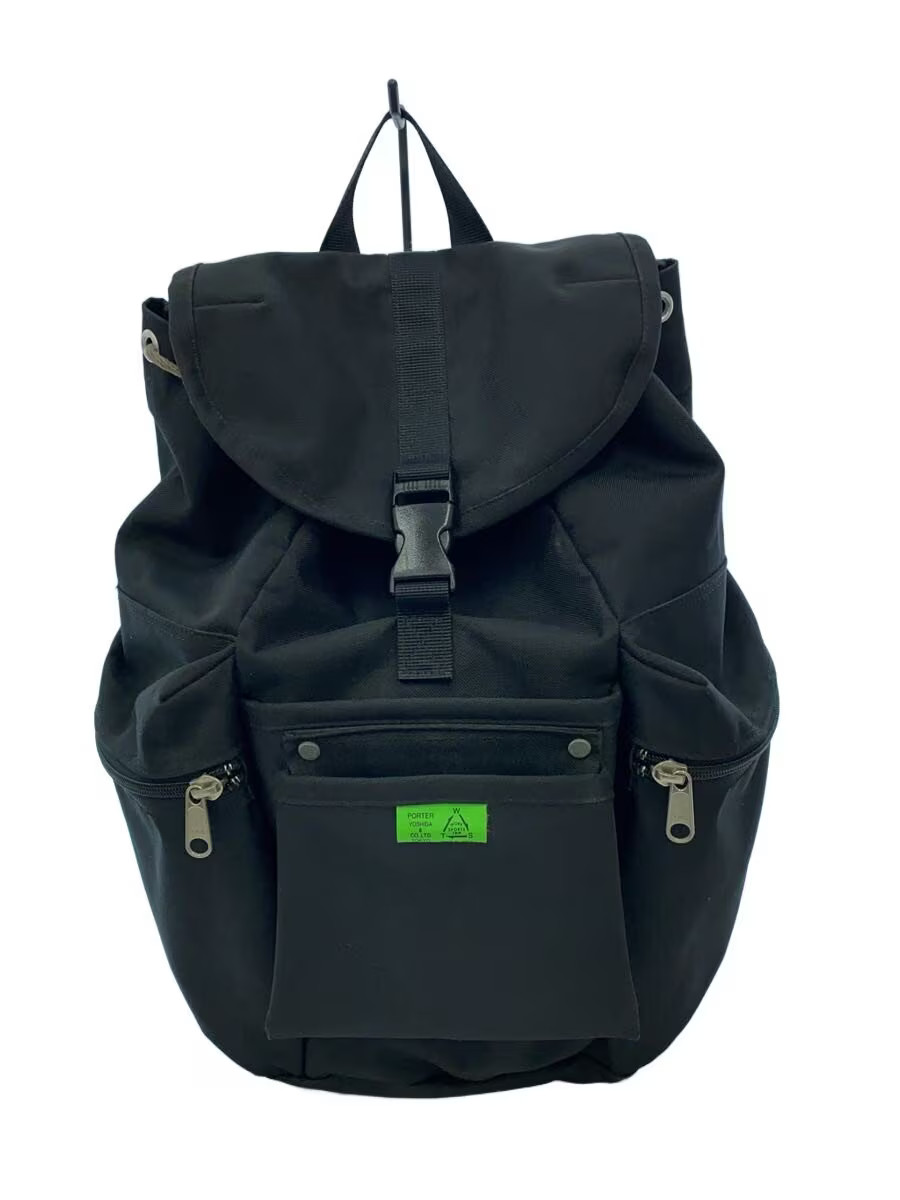 Porter Backpack Polyester Blk Solid KEQ36 - image 1