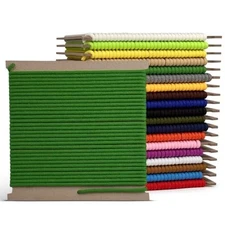 PerkHomy Cotton Rope 3/16" (5mm) 50 ft Multi Purpose Utility Diamond Braided 