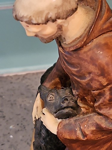 Valentino Italia 9 pollici San Francesco con un lupo nero - Foto 15 di 17