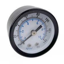 Manometer Druckluft &Oslash; 40 mm Echtglas f&uuml;r Druckluftregler mit 1/8" Anschluss