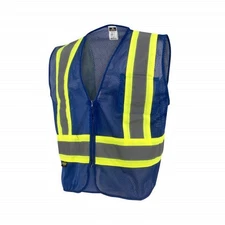 Radians SV22-1 Economy Type O Class 1 Safety Vest, Blue, 2X-Large