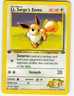 Lt. Surge's Eevee - 1st Edition - 51/132 Gym Challenge - Pokémon TCG - 2000