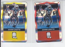 2 - 2025 NFL UNO ELITE Alt XAVIER LEGETTE Foil SP Red + Yellow Panthers #104