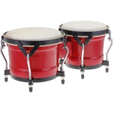 Gewa-Pure Club Salsa Bongos 6,5"+7,5" Winna czerwień z torbą | Nowe