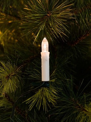 Konstsmide 2038-010 LED Weihnachts Baum Lichterkette 25 LEDs warmweiß Innen9,6m