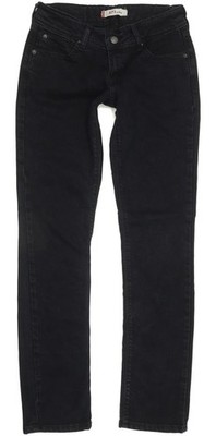 Levi's 571 Damen Jeans schwarz Straight Slim W29 L31 (93619)