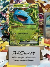 Carte Pokémon Florizarre EX 003/165 MEW Écarlate & Violet Pokémon 151 FR NEUF